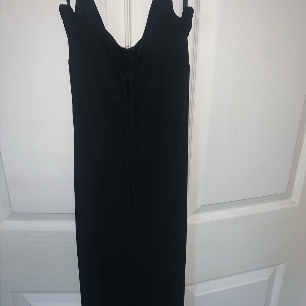 Guess Black Skinny Strap Dress